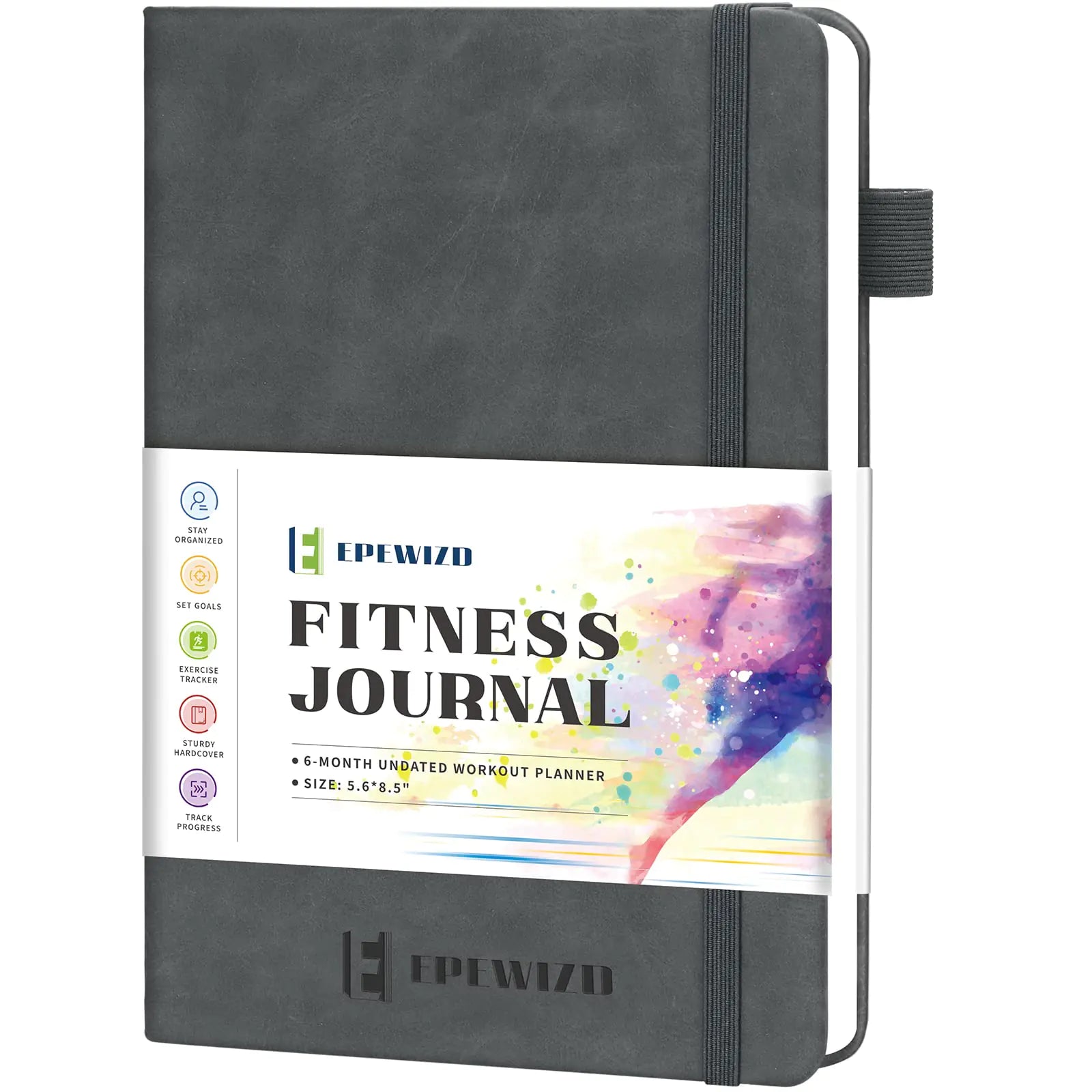 Fitness Journal –  Hardcover Workout Planner