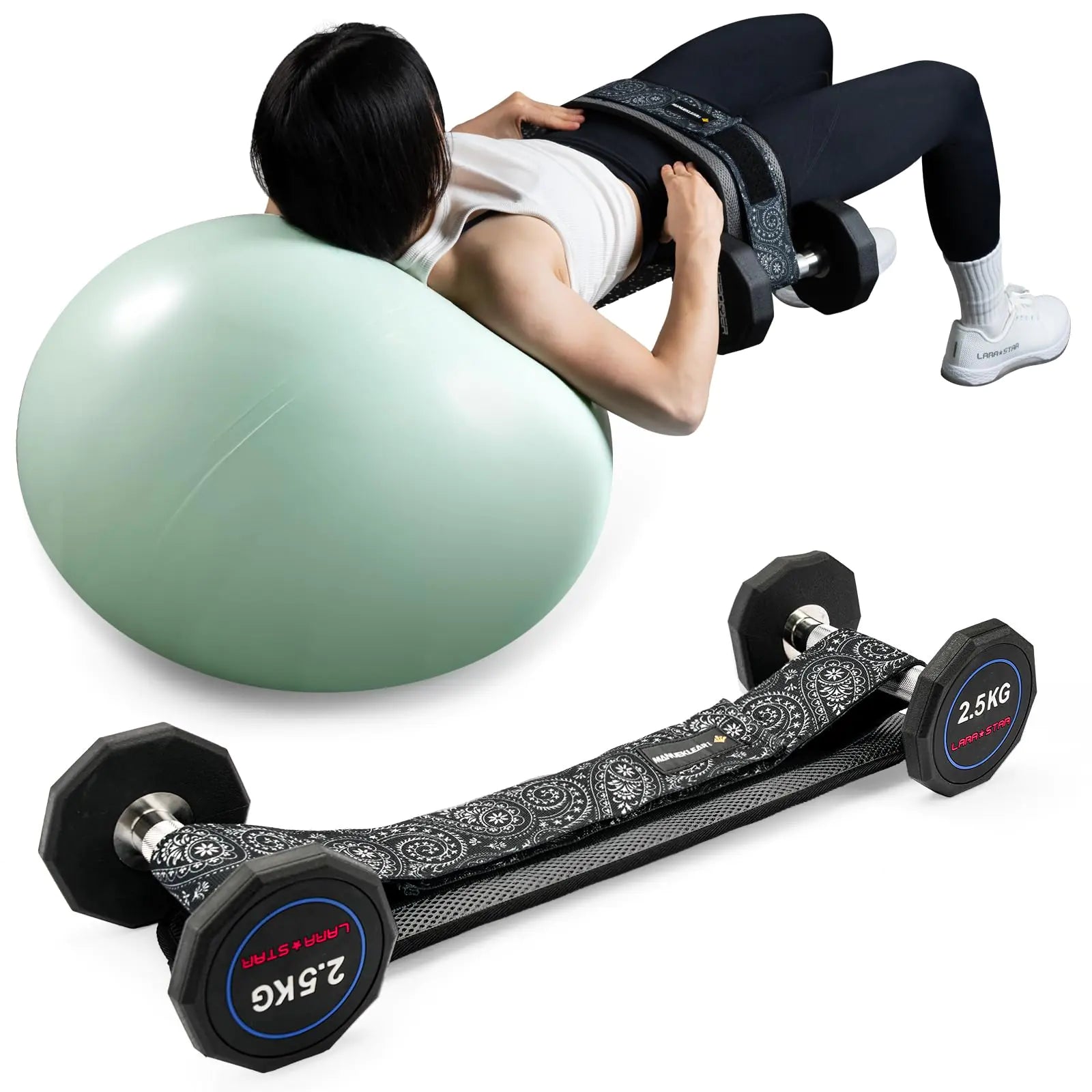 Hip Thrust Belt for Women – Glute Training Booty Belt for Gym & Home Workouts