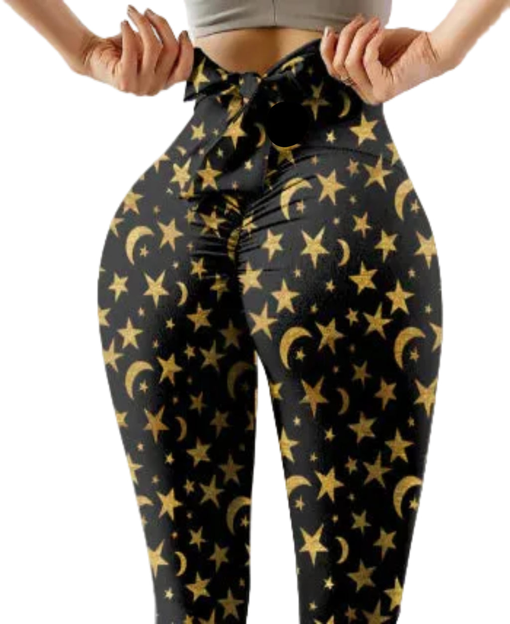 High Waist Printed Stylish Modal Workout Sculpting Leggings
