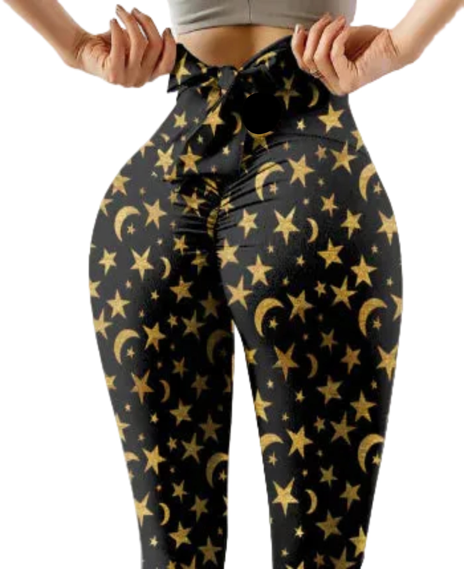 High Waist Printed Stylish Modal Workout Sculpting Leggings