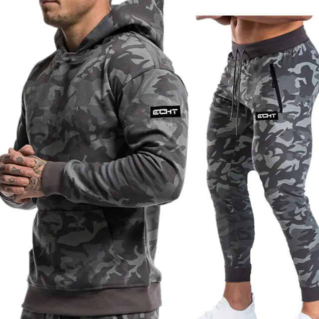 Men's Fitness Gear Set - Hoodie & Pants