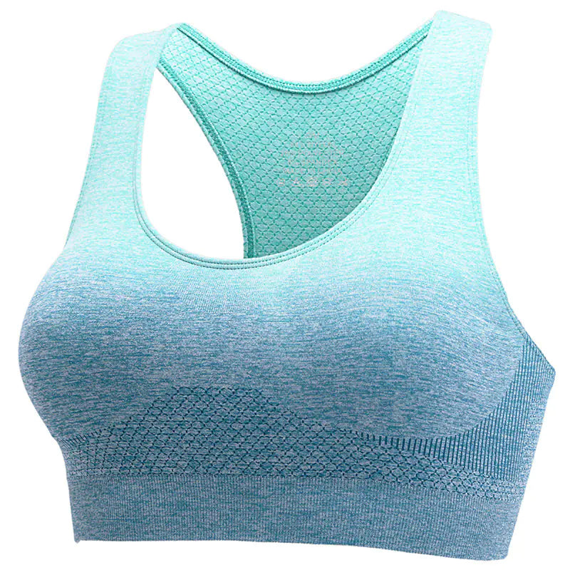 Breathable Sports Yoga Bra Set – Push-Up Anti-Sweat Fitness Wear for Women