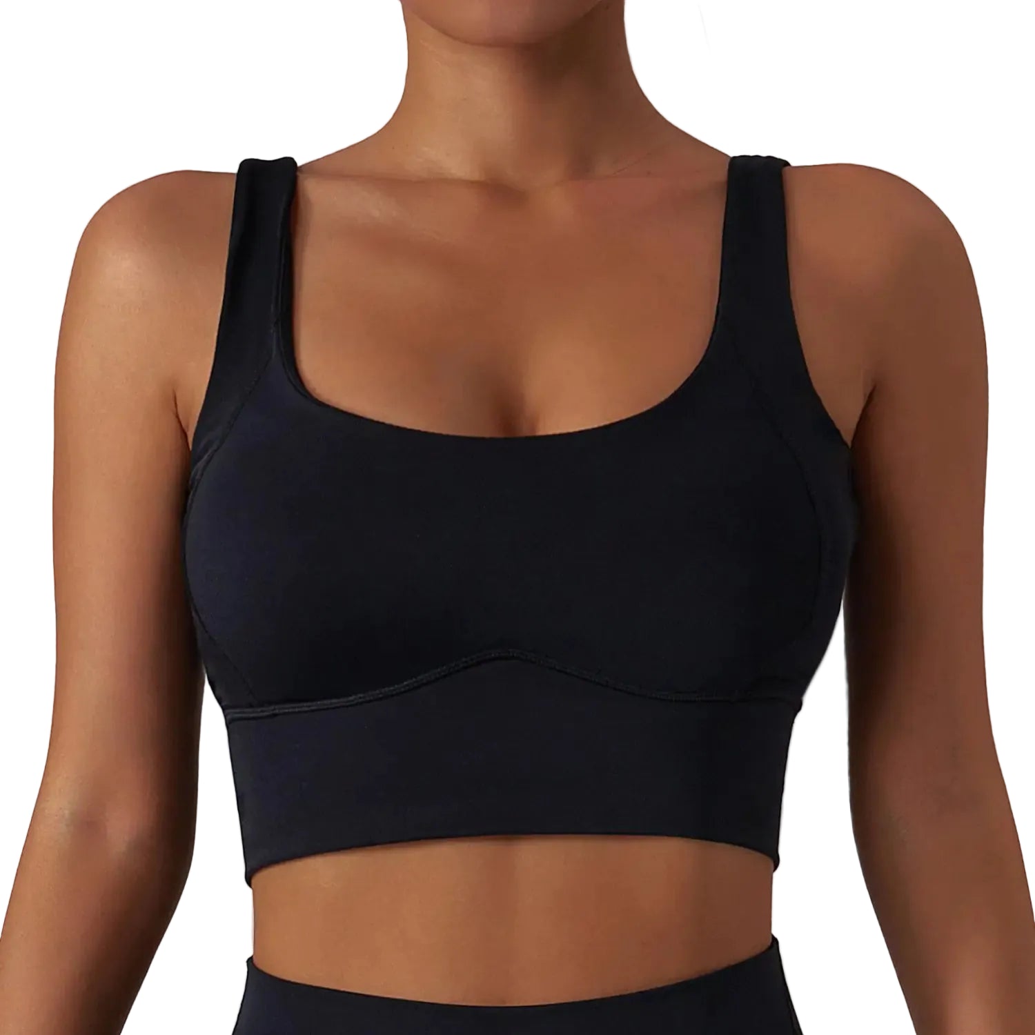 Women’s Quick-Dry Shock-Absorbing Push-Up Sports Bra for Yoga & Fitness