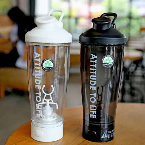 Electric Portable Fitness Cup – Automatic Mixing Shaker Bottle