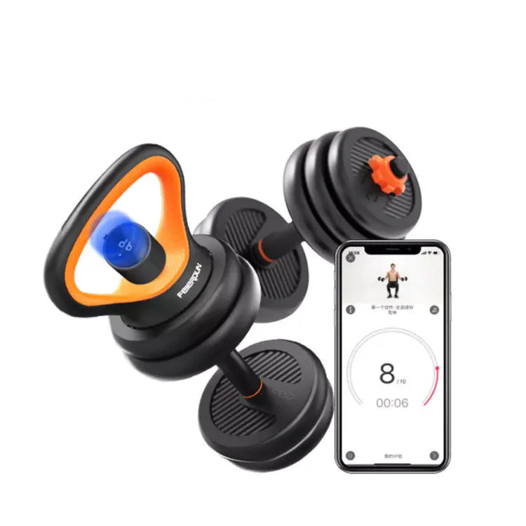 Multifunctional Fitness Dumbbell & Kettlebell Set – Adjustable Home Gym Weights