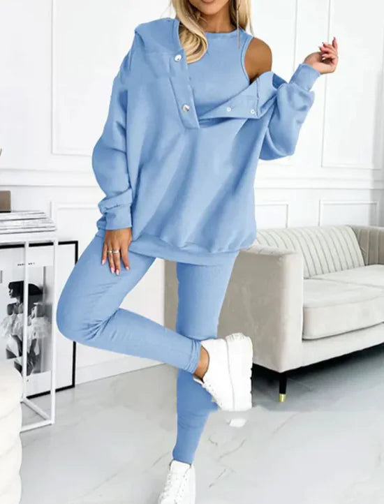 Women’s Workout Outfit Set – Breathable Activewear for Gym, Yoga & Fitness