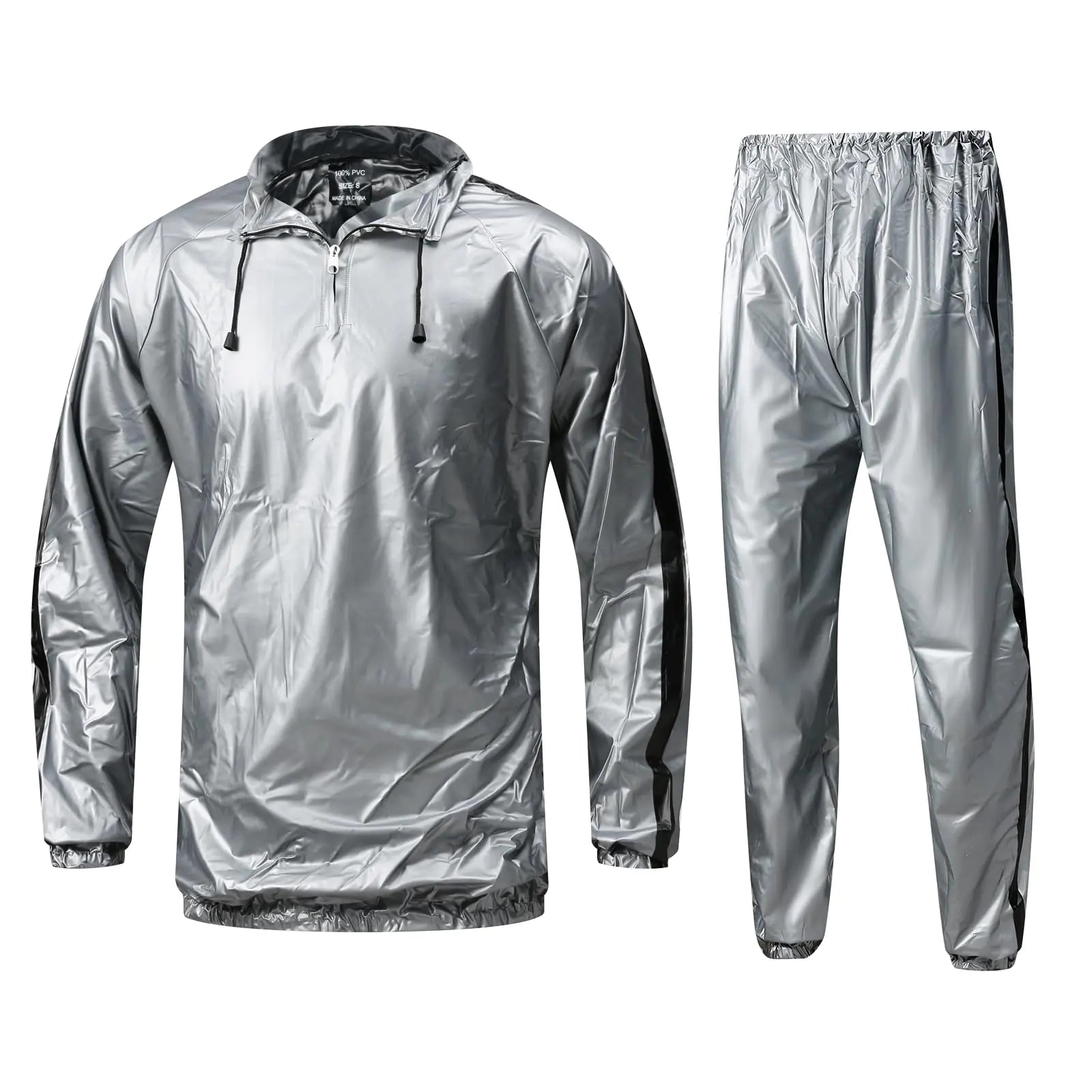 Sauna Sweat Suit for Men & Women – Lightweight Anti-Rip Gym Workout Fitness Wear