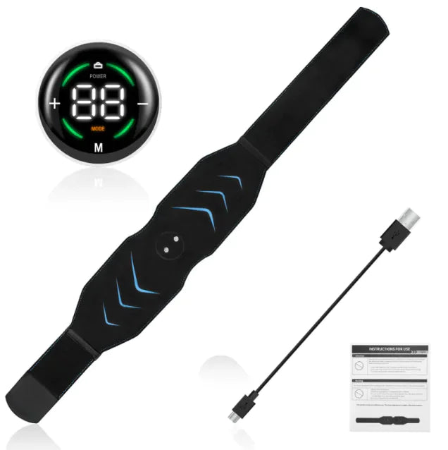 Smart Fitness Belt – EMS Abdominal Trainer for Body Shaping & Massage