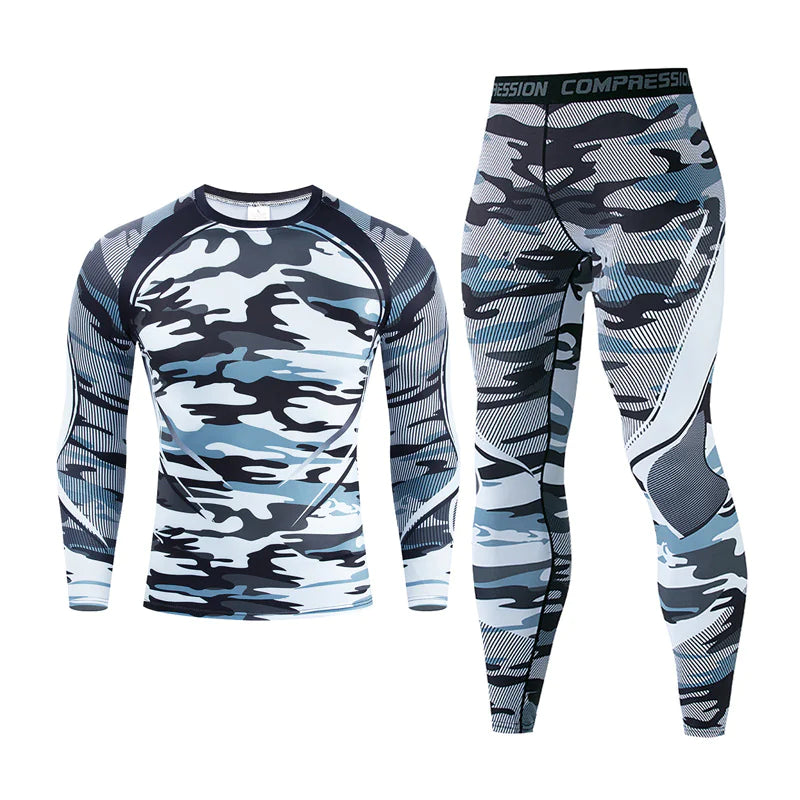 Men's Long Sleeve Gym/Workout Set