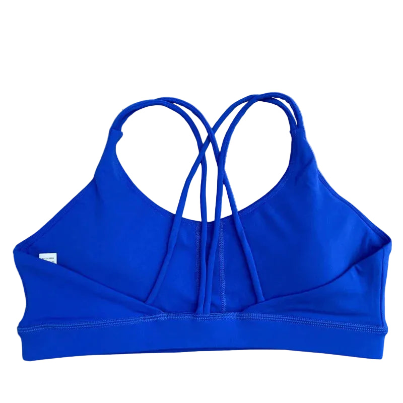 Women’s Solid Color High-Support Workout Sports Bra