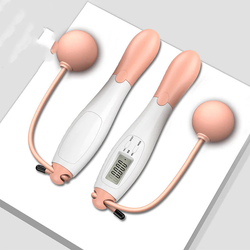 Smart Cordless Jump Rope with Weighted Balls – Ball Fitness Rope