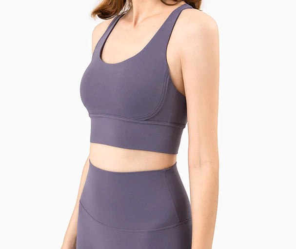 Women’s Quick-Dry Shock-Absorbing Push-Up Sports Bra for Yoga & Fitness