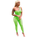One-Shoulder Sleeveless Hip-Lift Sports Jumpsuit