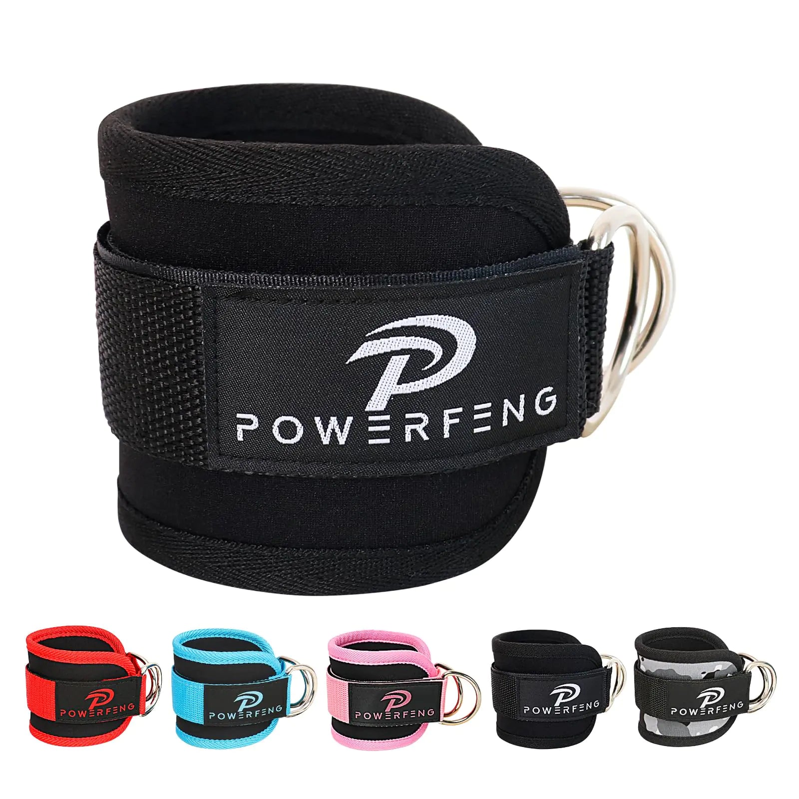 Powerfeng Ankle Strap Cable Attachment – Adjustable Ankle Cuff (Women)
