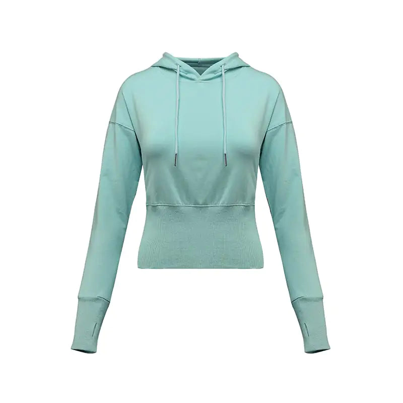 Women’s Slim Fit Pullover Hoodie – Athletic Fitness & Sports Training Hoodie