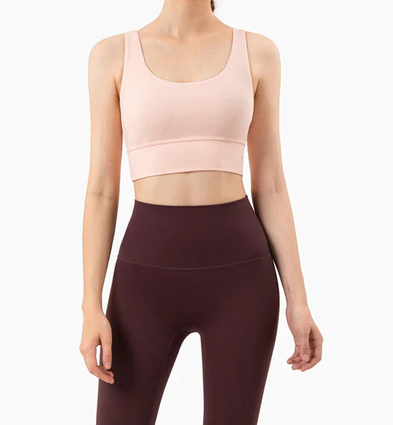Women’s Quick-Dry Shock-Absorbing Push-Up Sports Bra for Yoga & Fitness