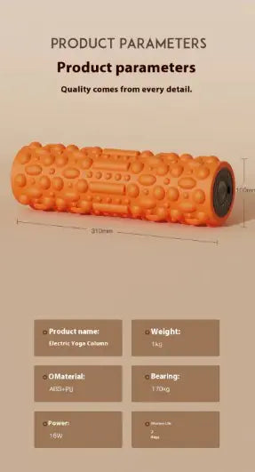 Electric Vibrating Foam Roller for Muscle Recovery & Leg Massage