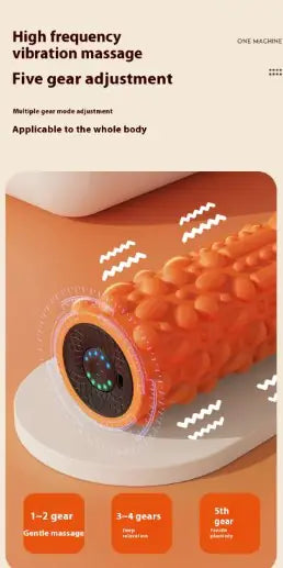 Electric Vibrating Foam Roller for Muscle Recovery & Leg Massage
