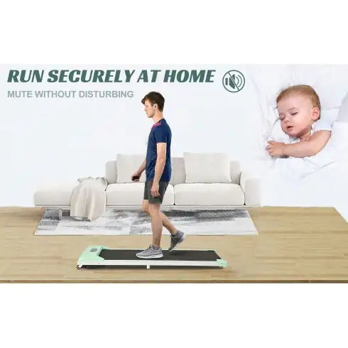 2-in-1 Under Desk Electric Treadmill – 2.5HP