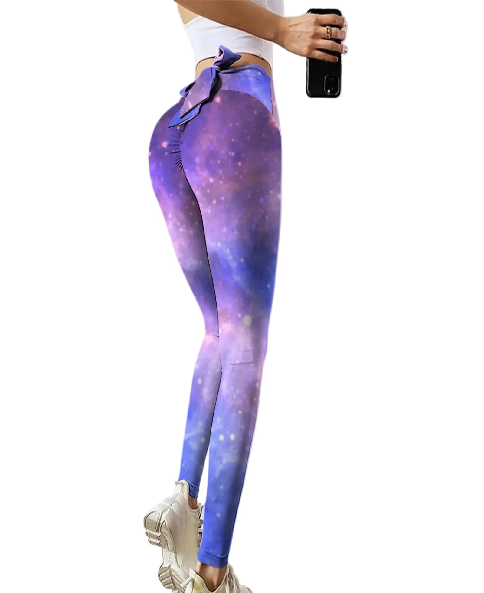 High Waist Printed Stylish Modal Workout Sculpting Leggings