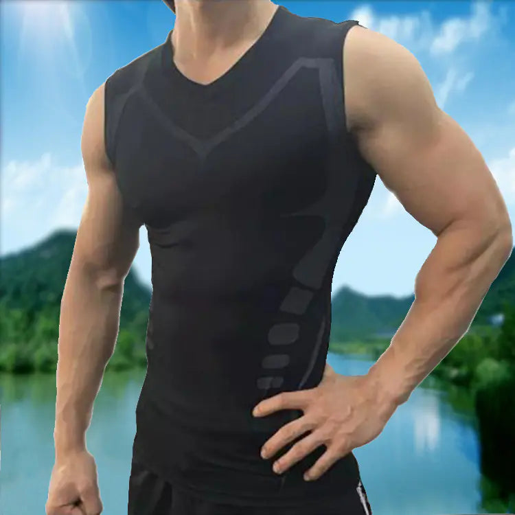 Fitness Tank Top & Compression Training Shirt – Athletic Performance Sleeveless Workout Top
