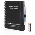 Workout Journal & Fitness Planner A5 – 6-Month Workout Log Book with Measurements, Progress Tracking & Diet Notes