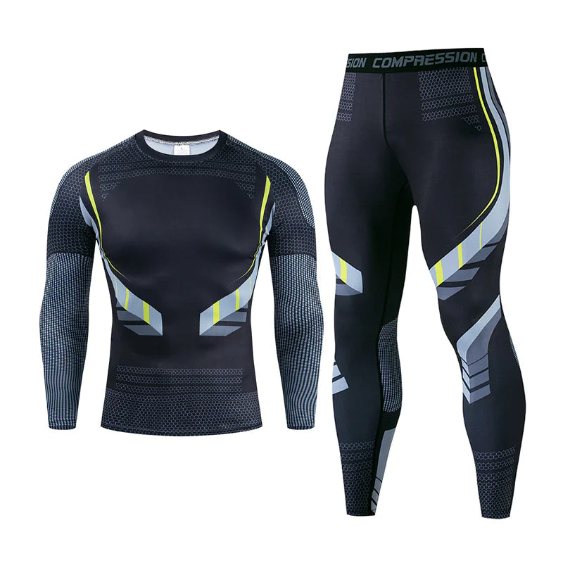 Men's Long Sleeve Gym/Workout Set