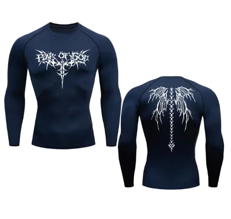 Men’s Long Sleeve Compression Top (Performance Base Layer) Quick-Dry