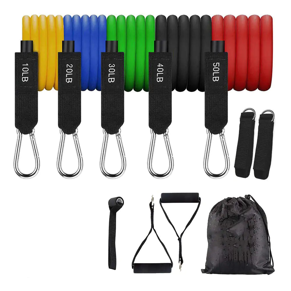 Portable Fitness Rally – Resistance Band Set for Full-Body Home Workouts