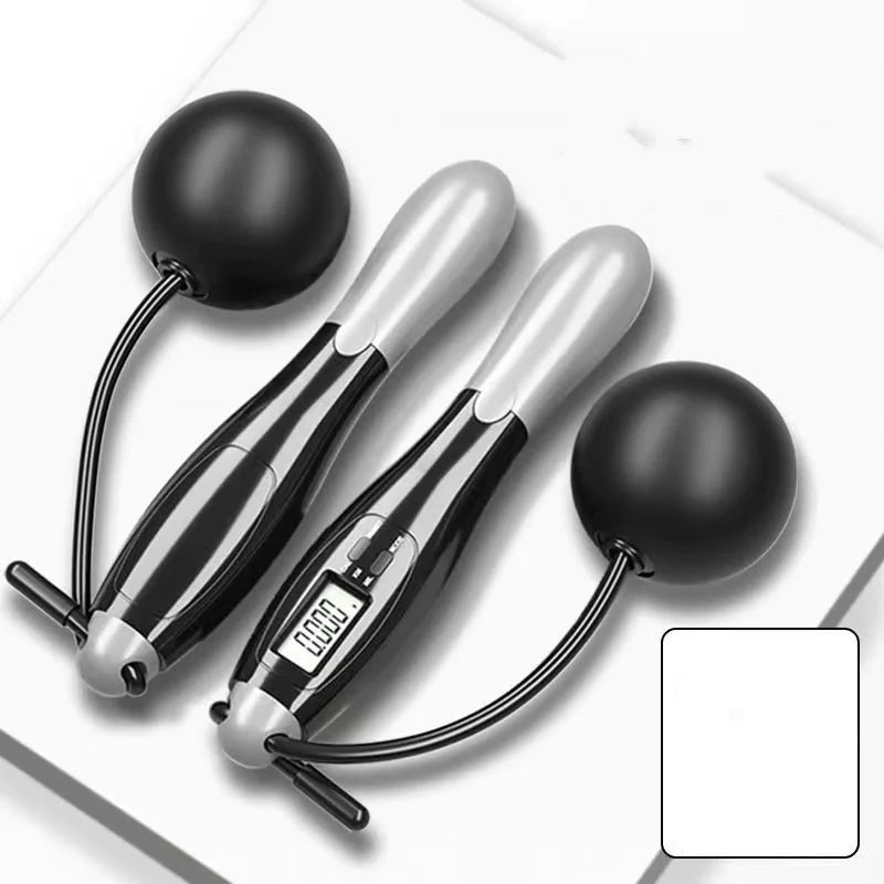Smart Cordless Jump Rope with Weighted Balls – Ball Fitness Rope