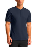 Gradual Mens Workout Shirts Short Sleeve Quick Dry T-Shirt for Men (Navy XXL)
