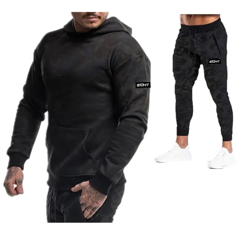 Men's Fitness Gear Set - Hoodie & Pants