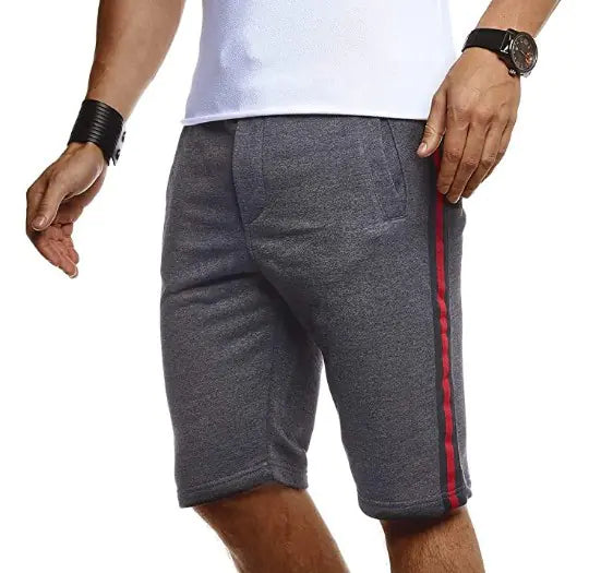 Solid Color Sports Shorts for Fitness Training – Men’s Athletic Workout & Gym Shorts