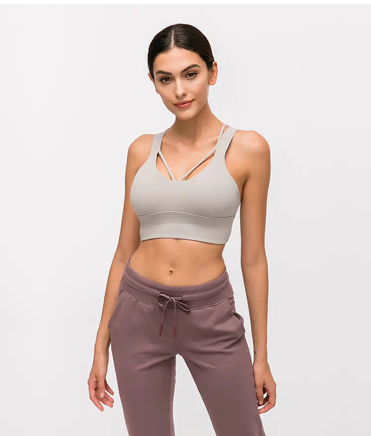 Women’s Wireless Sports Bra for Yoga & Fitness Training