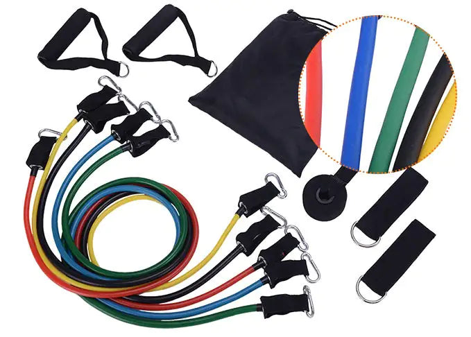 Portable Fitness Rally – Resistance Band Set for Full-Body Home Workouts