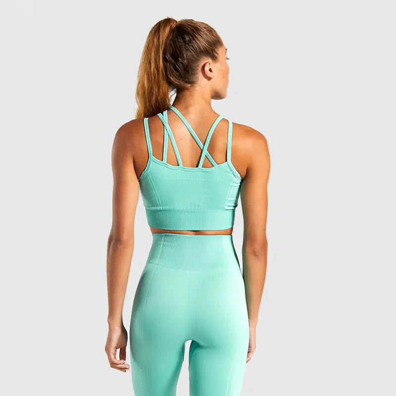 Women’s Seamless Ultra High-Support Sports Bra for Intense Workouts