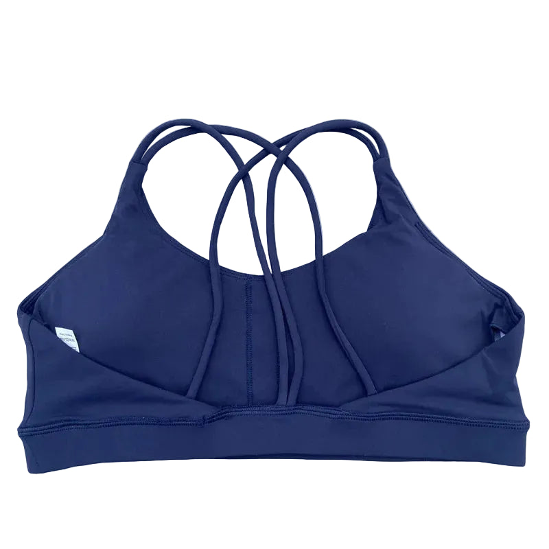 Women’s Solid Color High-Support Workout Sports Bra