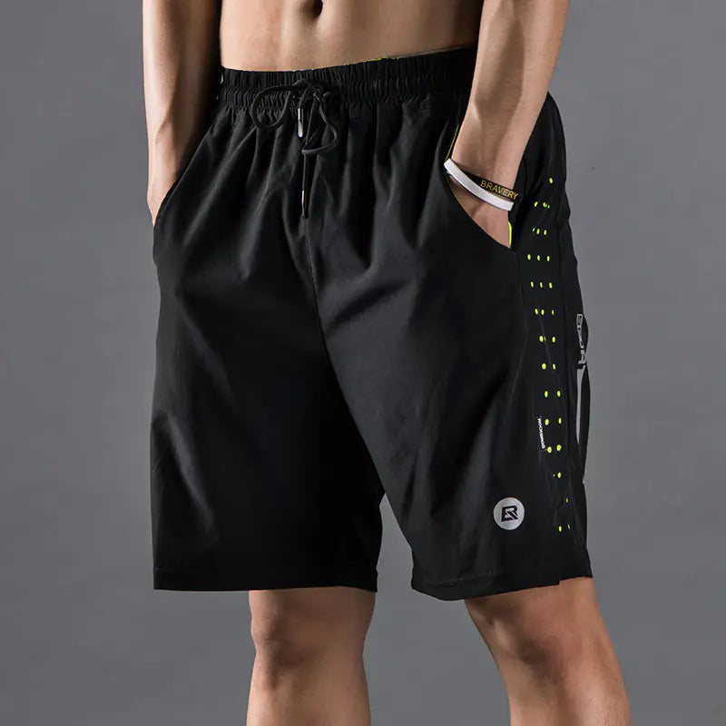 Men’s Fitness Running Gym Shorts – Athletic Workout Shorts with Built-In Inner Lining