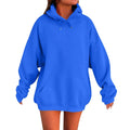 Women’s Plus Size Loose Fit Hoodie – Casual Crewneck Pullover Sweatshirt, Long Sleeve Cute Basic Top