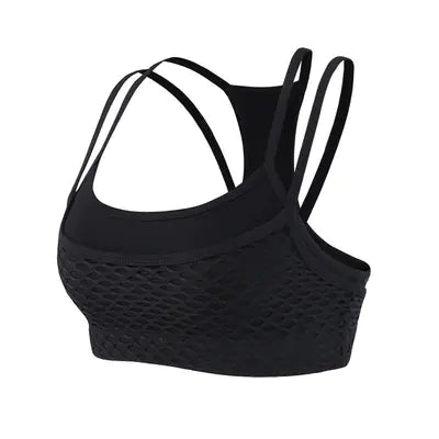 Women’s Double Layer Sports Bra for Yoga & Fitness Training