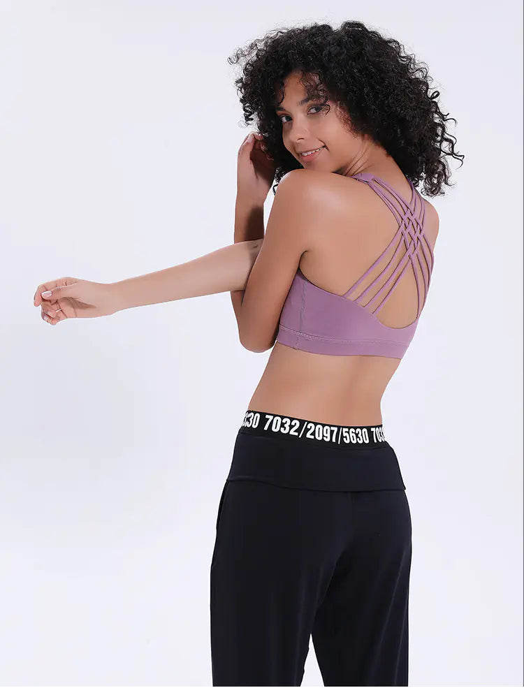 Women’s Yoga Fitness Top – Wireless Sports Bra Vest for Gym, Yoga & Training