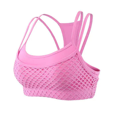 Women’s Double Layer Sports Bra for Yoga & Fitness Training