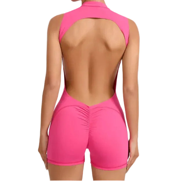 Sleeveless Backless Yoga Jumpsuit