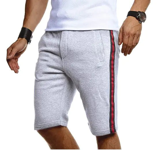 Solid Color Sports Shorts for Fitness Training – Men’s Athletic Workout & Gym Shorts