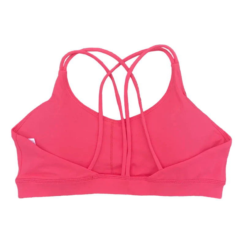 Women’s Solid Color High-Support Workout Sports Bra