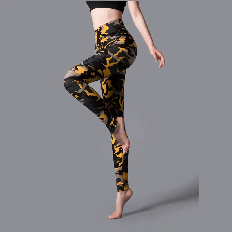 High Waist Printed Leggings for Women – Yoga, Gym & Activewear