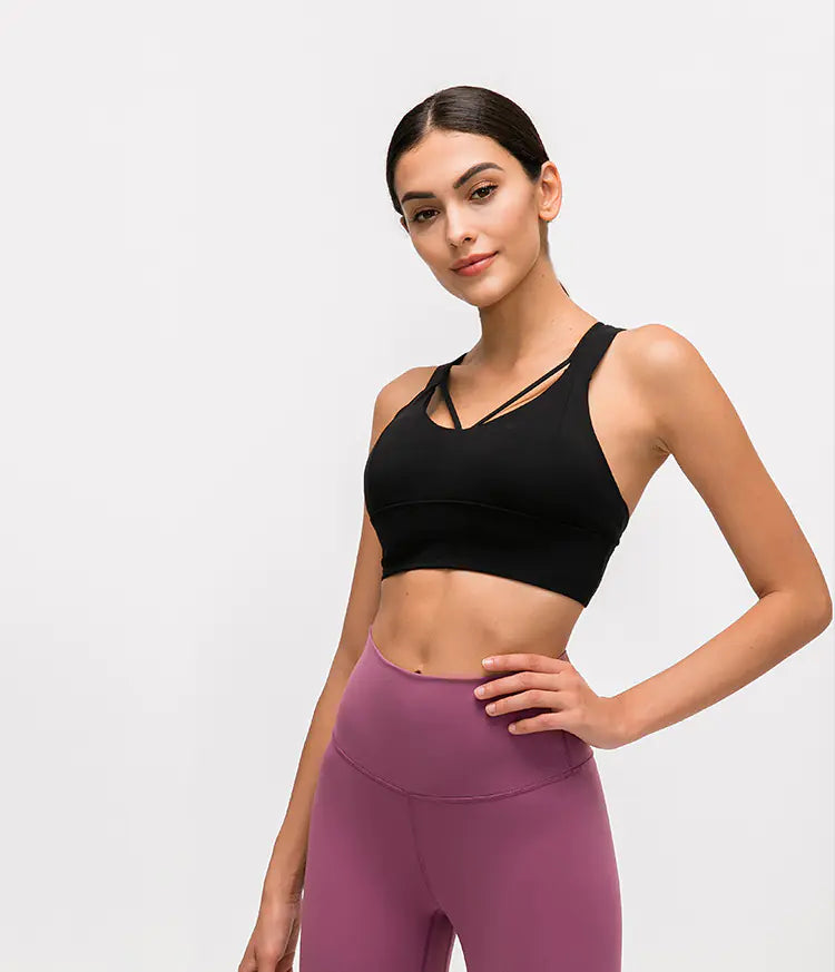 Women’s Wireless Sports Bra for Yoga & Fitness Training