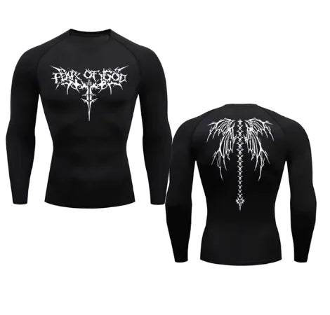 Men’s Long Sleeve Compression Top (Performance Base Layer) Quick-Dry