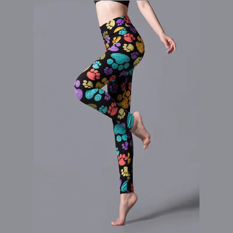 High Waist Printed Leggings for Women – Yoga, Gym & Activewear